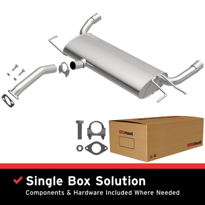 Exhaust Direct-Fit Muffler Kit<br> 05-10 Kia Sportage,Hyundai Tucson 2.7L