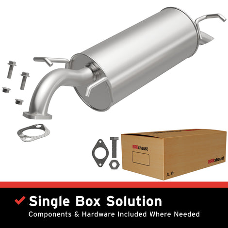 Exhaust Direct-Fit Muffler Kit<br> 04-11 Chevrolet Aveo, Suzuki Swift+, Pontiac Wave 1.6L