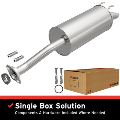 Exhaust Direct-Fit Muffler Kit<br> 12-15 Honda Civic 1.5L,1.8L