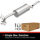 Exhaust Direct-Fit Muffler Kit<br> 06-11 Hyundai Accent,Kia Rio 1.6L
