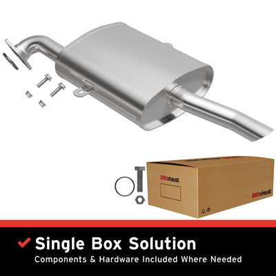 Exhaust Direct-Fit Muffler Kit<br> 98-02 Toyota Corolla, Chevrolet Prizm 1.8L