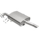 Exhaust Direct-Fit Muffler Kit<br> 98-02 Toyota Corolla, Chevrolet Prizm 1.8L