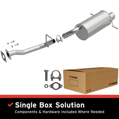 Exhaust Direct-Fit Muffler Kit<br> 04-08 Saab 9-2X,Subaru Forester/Impreza,2.0L, 2.5L