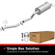 Exhaust Direct-Fit Muffler Kit<br> 90-93 Honda Accord 2.2L