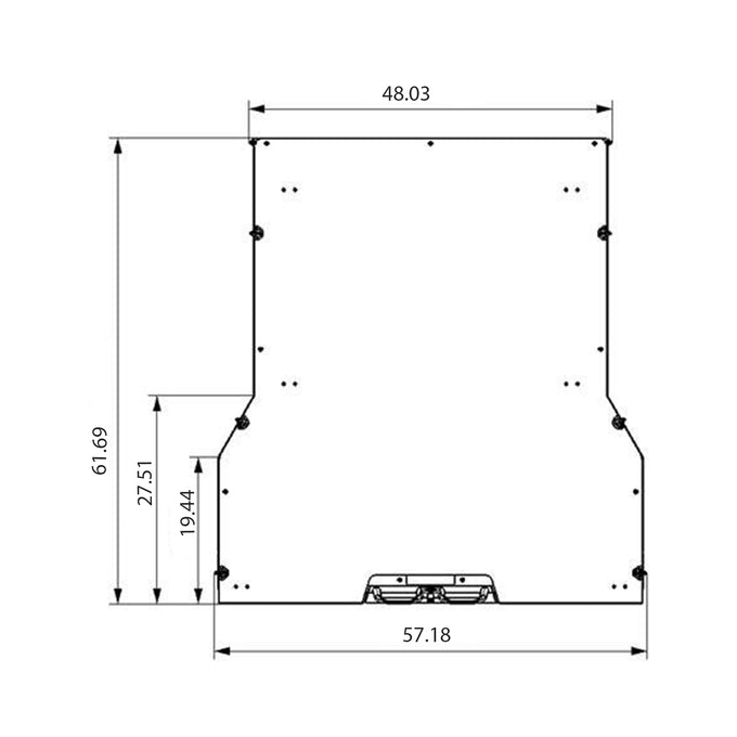 Slide Tray <br>15-23 Ford F-150, 09-23 Dodge Ram 1500