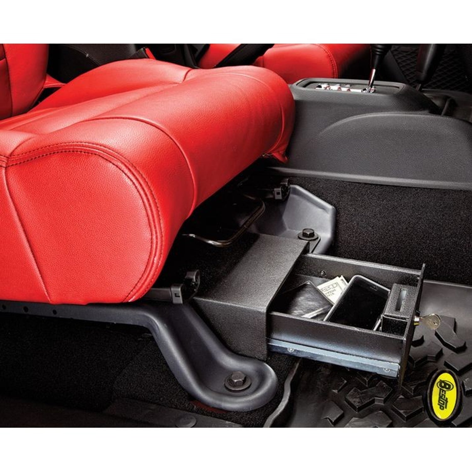 Underseat Lock Box<br>07-17 Jeep Wrangler, 18 Jeep Wrangler JK
