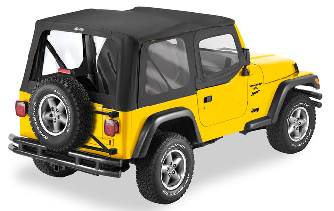 Black Denim Replace-A-Top for OEM Hardware<br>97-02 Jeep Wrangler