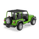 Header Extended Safari Style Bikini Top<br>04-06 Jeep Wrangler