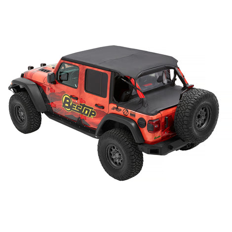 Header Extended Safari Cable Style Bikini Top<br>24-26 Jeep Wrangler