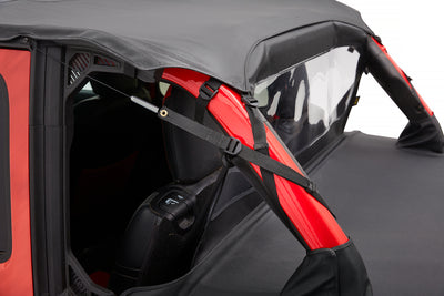 Header Extended Safari Cable Style Bikini Top<br>24-26 Jeep Wrangler