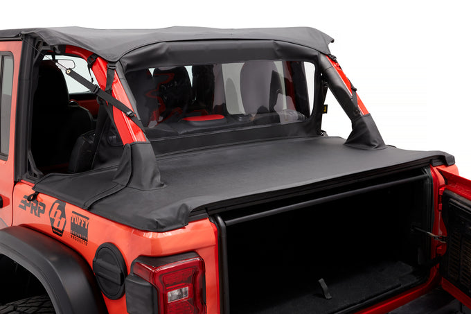Header Extended Safari Cable Style Bikini Top<br>24-26 Jeep Wrangler