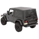 Premium Black Twill Supertop Squareback Soft Top<br>04-06 Jeep Wrangler
