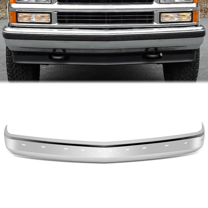 Front Bumper Face Bar (w/ Impact Strips) <br> 88-00 Chevy/GMC C/K 1500 2500 3500