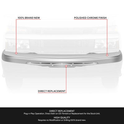 Front Bumper Face Bar (w/ Brackets) <br> 04-12 Chevy Colorado, GMC Canyon