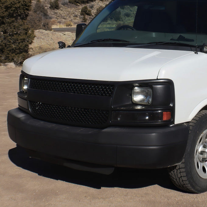 Modular Style Front Bumper <br>03-14 Chevy Express, GMC Savana 1500 2500 3500