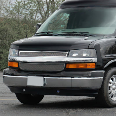 Modular Style Front Bumper <br>03-14 Chevy Express, GMC Savana 1500 2500 3500