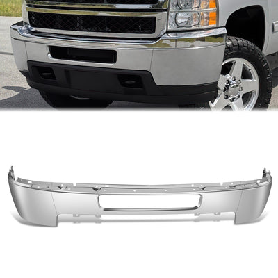 Modular Style Front Bumper w/o Fog Light Cutouts <br>11-14 Chevy Silverado 2500 3500 HD