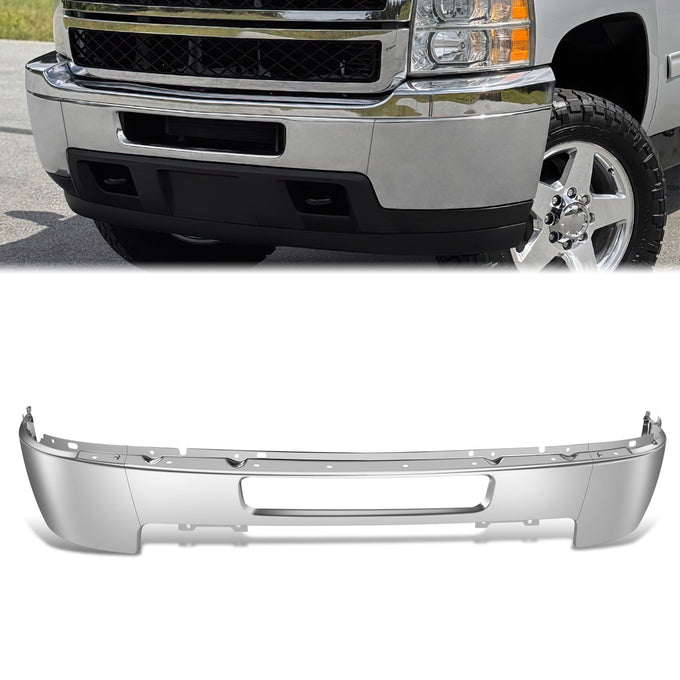 Modular Style Front Bumper w/o Fog Light Cutouts <br>11-14 Chevy Silverado 2500 3500 HD
