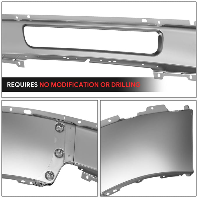 Modular Style Front Bumper w/o Fog Light Cutouts <br>11-14 Chevy Silverado 2500 3500 HD