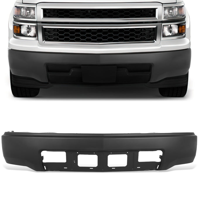 Front Bumper (w/o Fog Lamps Holes) <br>14-15 Chevy Silverado 1500