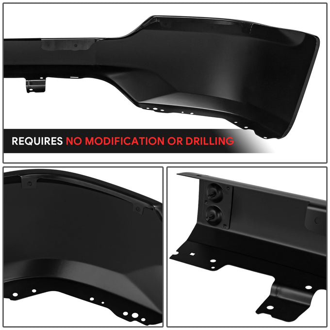 Modular Style Front Bumper (w/o Fog Light Holes) <br>16-19 Chevy Silverado 1500 LD
