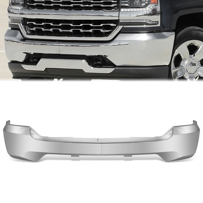 Modular Style Front Bumper (w/o Fog Light Holes) <br>16-19 Chevy Silverado 1500 LD