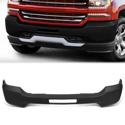 Front Bumper (w/o Sensor Hole & Fog Light Holes) <br>16-18 Chevy Silverado 1500, 2019 1500 LD