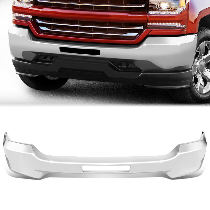 Front Bumper (w/o Sensor Hole & Fog Light Holes) <br>16-18 Chevy Silverado 1500, 2019 1500 LD
