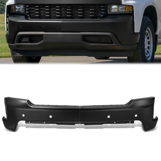 Modular Style Front Bumper w/ Parking Sensor Holes <br>19-21 Chevy Silverado 1500, 2022 LTD