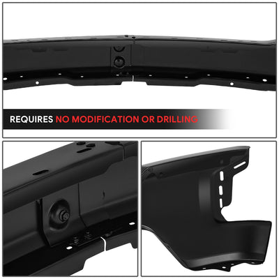 Modular Style Front Bumper w/o Parking Sensor Holes <br>19-21 Chevy Silverado 1500, 2022 LTD