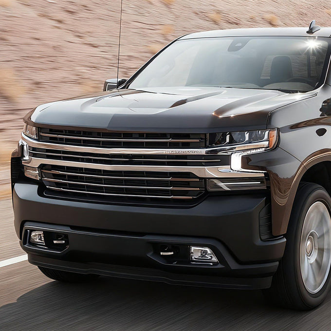 Modular Style Front Bumper w/o Parking Sensor Holes <br>19-21 Chevy Silverado 1500, 2022 LTD
