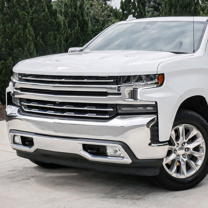 Modular Style Front Bumper w/o Parking Sensor Holes <br>19-21 Chevy Silverado 1500, 2022 LTD