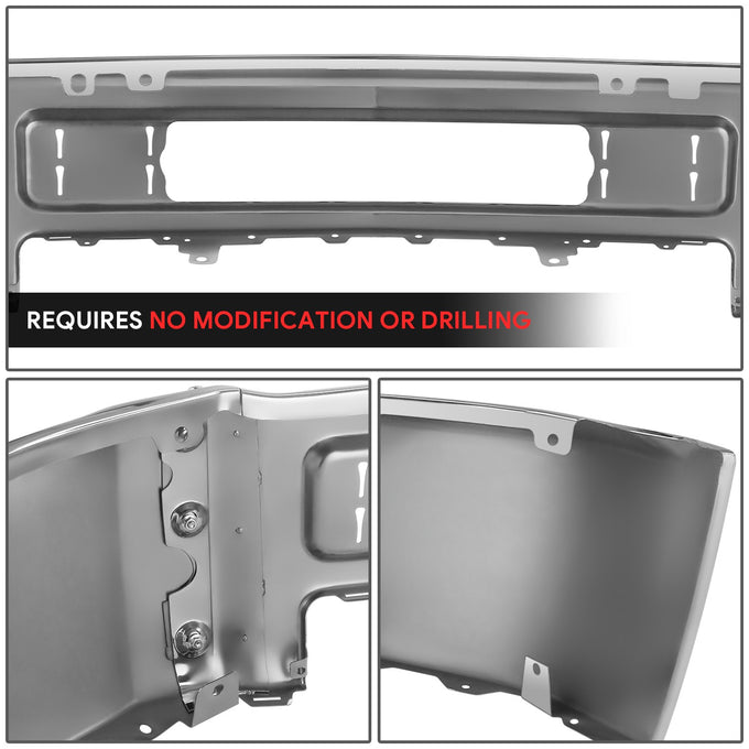 Modular Style Front Bumper w/o Parking Sensor Holes<br>15-19 Chevy Silverado 2500 3500 HD