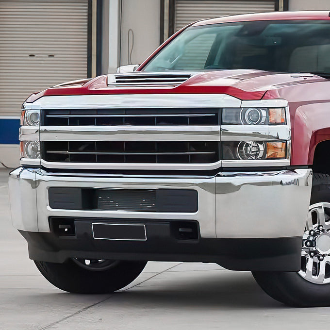 Modular Style Front Bumper w/o Parking Sensor Holes<br>15-19 Chevy Silverado 2500 3500 HD