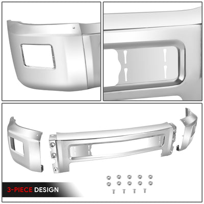 Modular Style Front Bumper w/o Parking Sensor Holes<br>15-19 Chevy Silverado 2500 3500