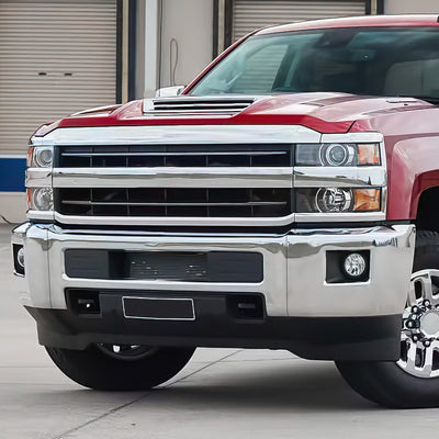 Modular Style Front Bumper w/o Parking Sensor Holes<br>15-19 Chevy Silverado 2500 3500