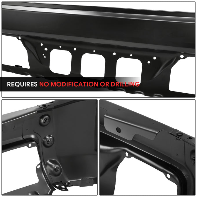 Modular Style Primered Steel Front Bumper Face Bar<br>14-15 GMC Sierra 1500