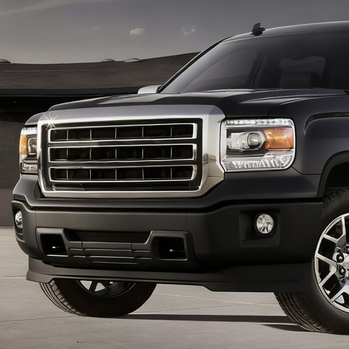 Modular Style Primered Steel Front Bumper Face Bar<br>14-15 GMC Sierra 1500