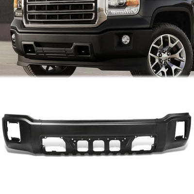 Modular Style Primered Steel Front Bumper Face Bar<br>14-15 GMC Sierra 1500