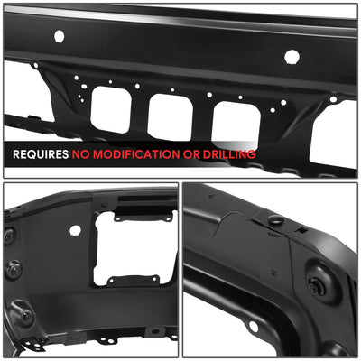 Modular Style Primered Black Front Bumper Face Bar<br>14-15 GMC Sierra 1500