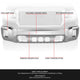 Modular Style Polished Chrome Front Bumper Face Bar<br>14-15 GMC Sierra 1500