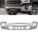 Modular Style Polished Chrome Front Bumper Face Bar<br>14-15 GMC Sierra 1500