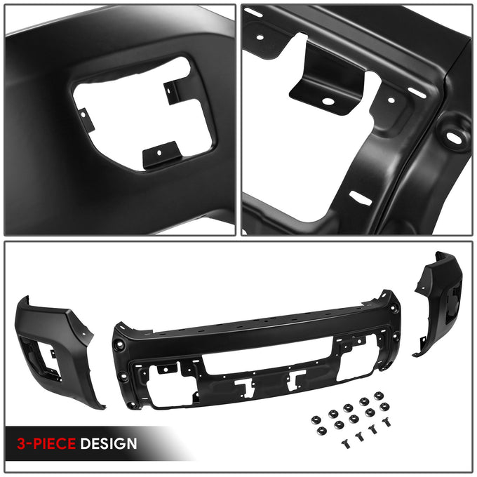 Modular Style Front Bumper w/o Parking Sensor Holes<br>15-19 GMC Sierra 2500 3500 HD