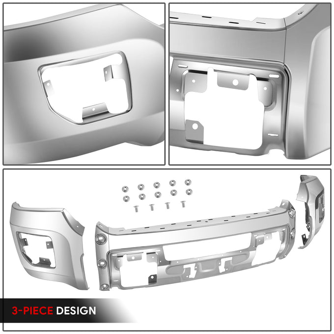 Modular Style Front Bumper w/o Parking Sensor Holes <br>15-19 GMC Sierra 2500 3500 HD