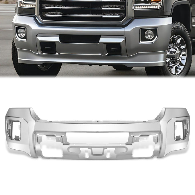 Modular Style Front Bumper w/o Parking Sensor Holes <br>15-19 GMC Sierra 2500 3500 HD