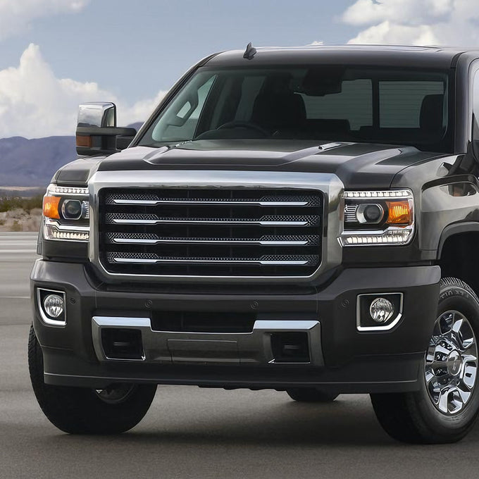 Modular Style Front Bumper w/ Parking Sensor Holes<br>15-19 GMC Sierra 2500 3500 HD