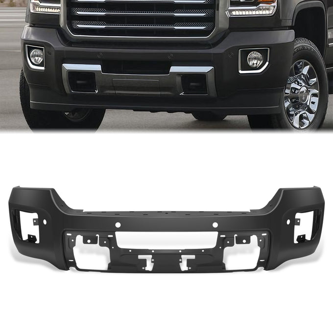 Modular Style Front Bumper w/ Parking Sensor Holes<br>15-19 GMC Sierra 2500 3500 HD