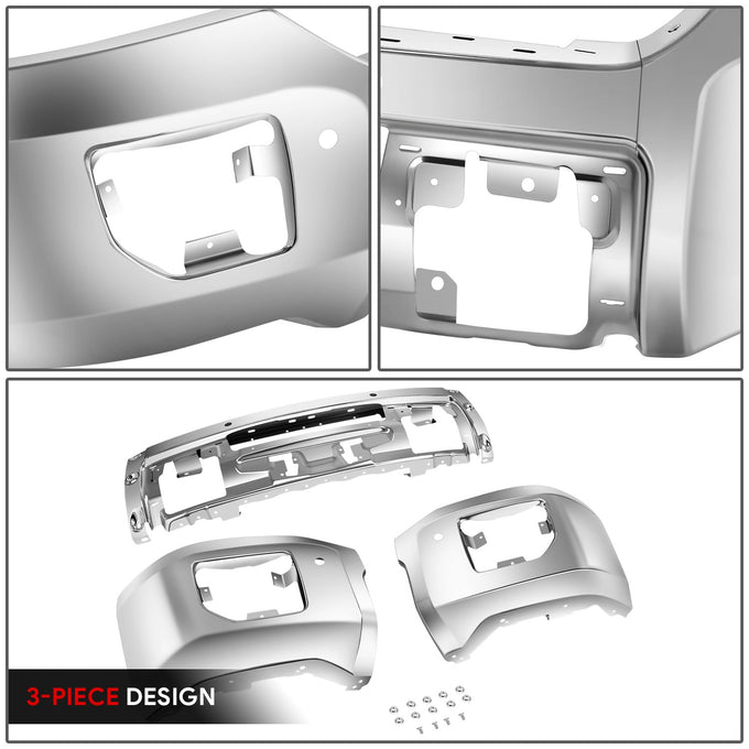 Modular Style Front Bumper w/ Parking Sensor Holes<br>15-19 GMC Sierra 2500 3500 HD
