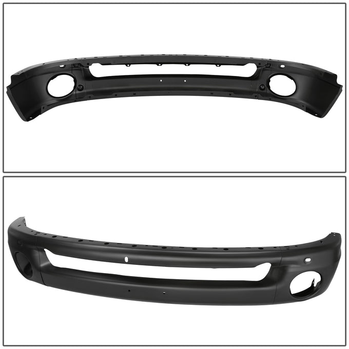 Modular Style Primered Black Front Bumper Face Bar<br>02-08 Dodge RAM 1500,03-05 RAM 2500 RAM 3500