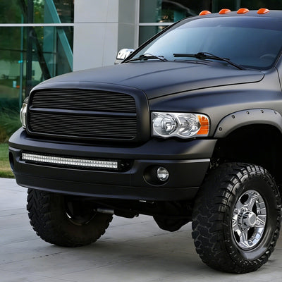 Modular Style Primered Black Front Bumper Face Bar<br>02-08 Dodge RAM 1500,03-05 RAM 2500 RAM 3500